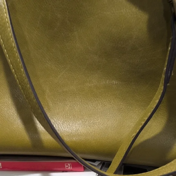 American Leather Satchel - Olive Green - Picture 7 of 7